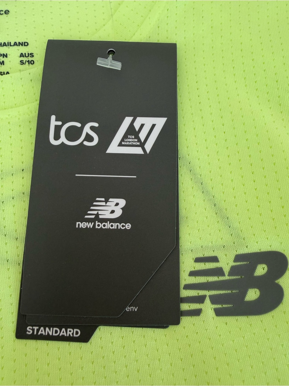 New Balance Neon Yellow Tcs Running Tee View 3